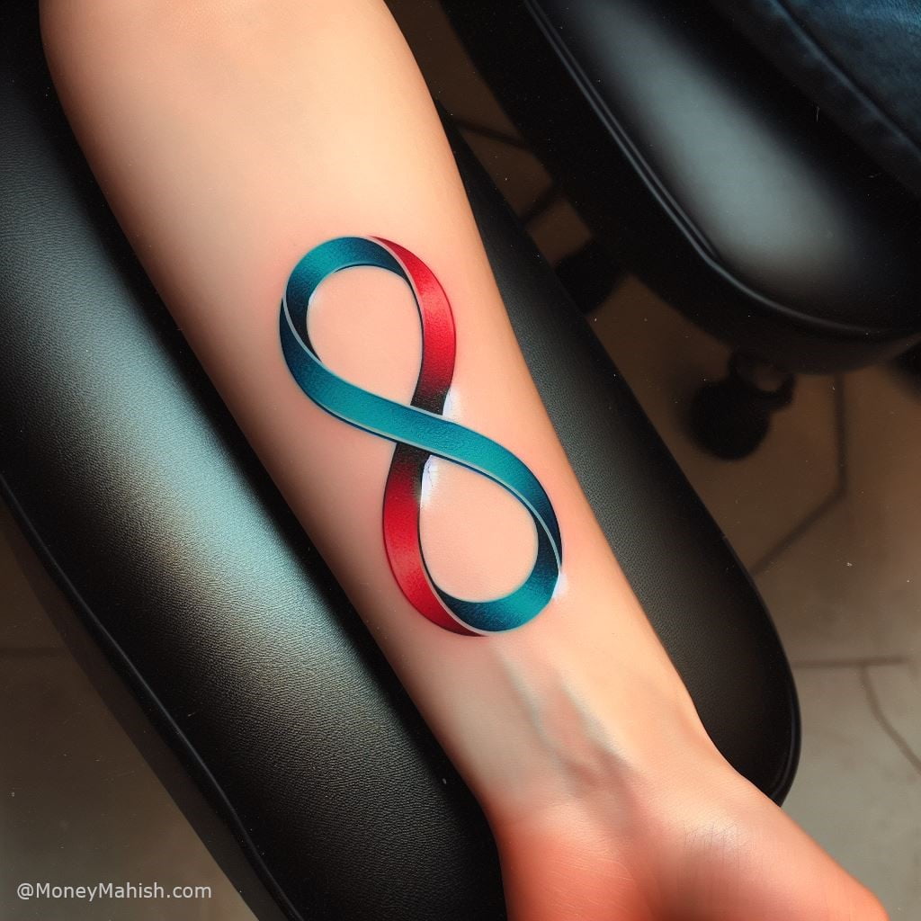 infinity symbol forearm tattoos