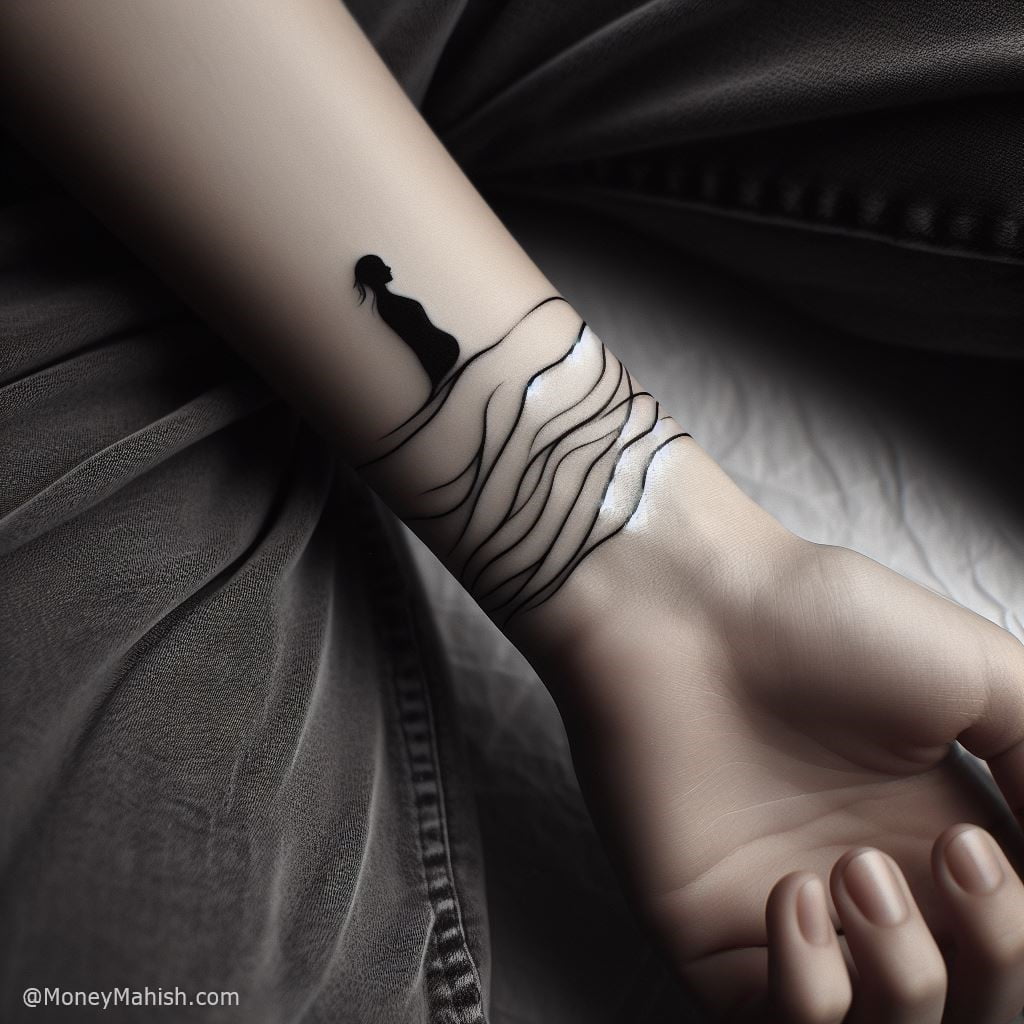 lines tattoo